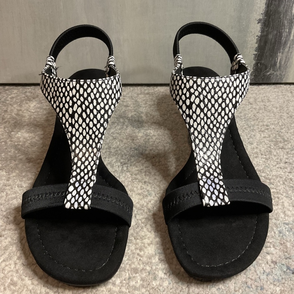 Alfani Step 'N Flex Vacanzaa Wedge Sandals - Spotted Snake (NIB) - Picture 2 of 15